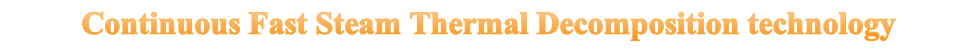 Continuous Fast Steam Thermal Decomposition technology 
